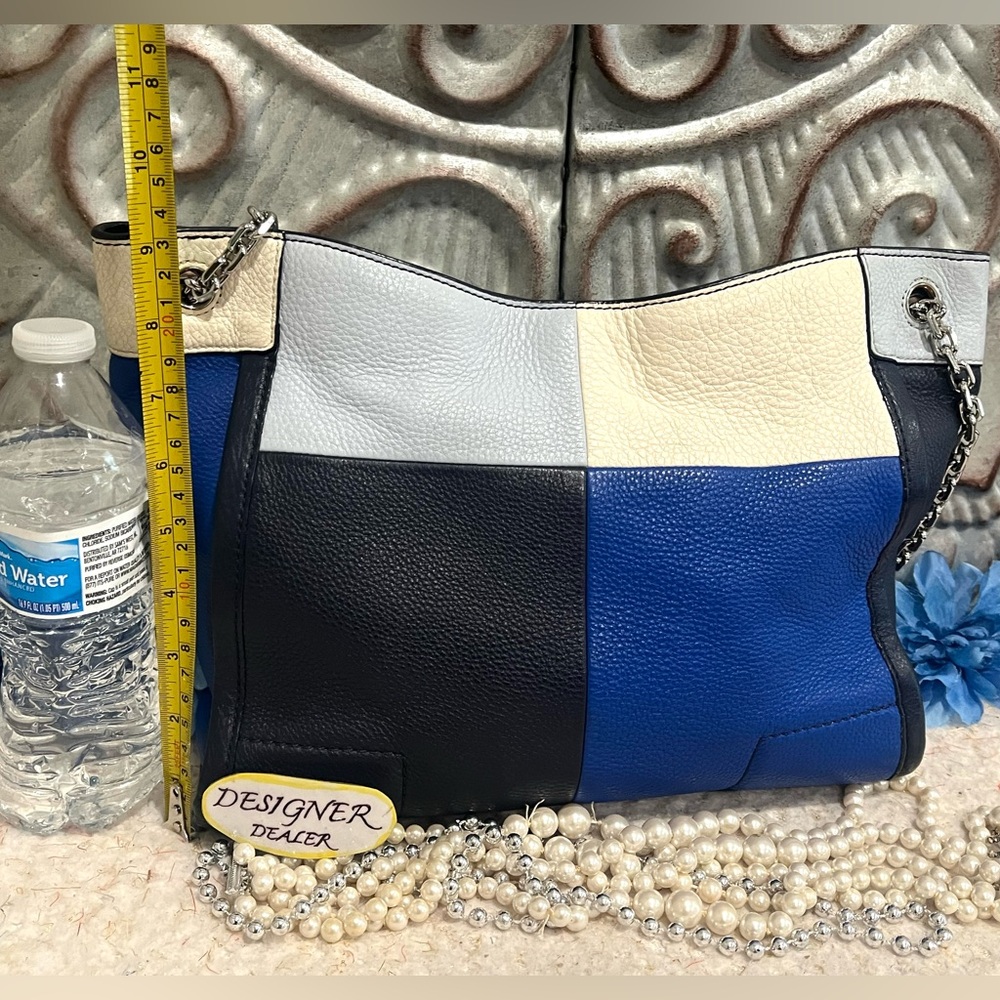 TORY BURCH Britten Patchwork Tote RARE!! 💎💎💎 - Picture 7 of 16